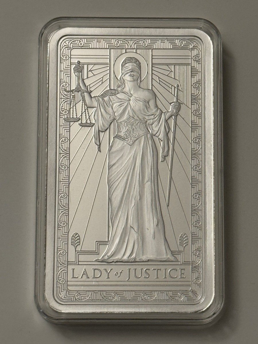PAMP 10 oz Silver Bar Lady of Justice 999 Fine Silver | eBay