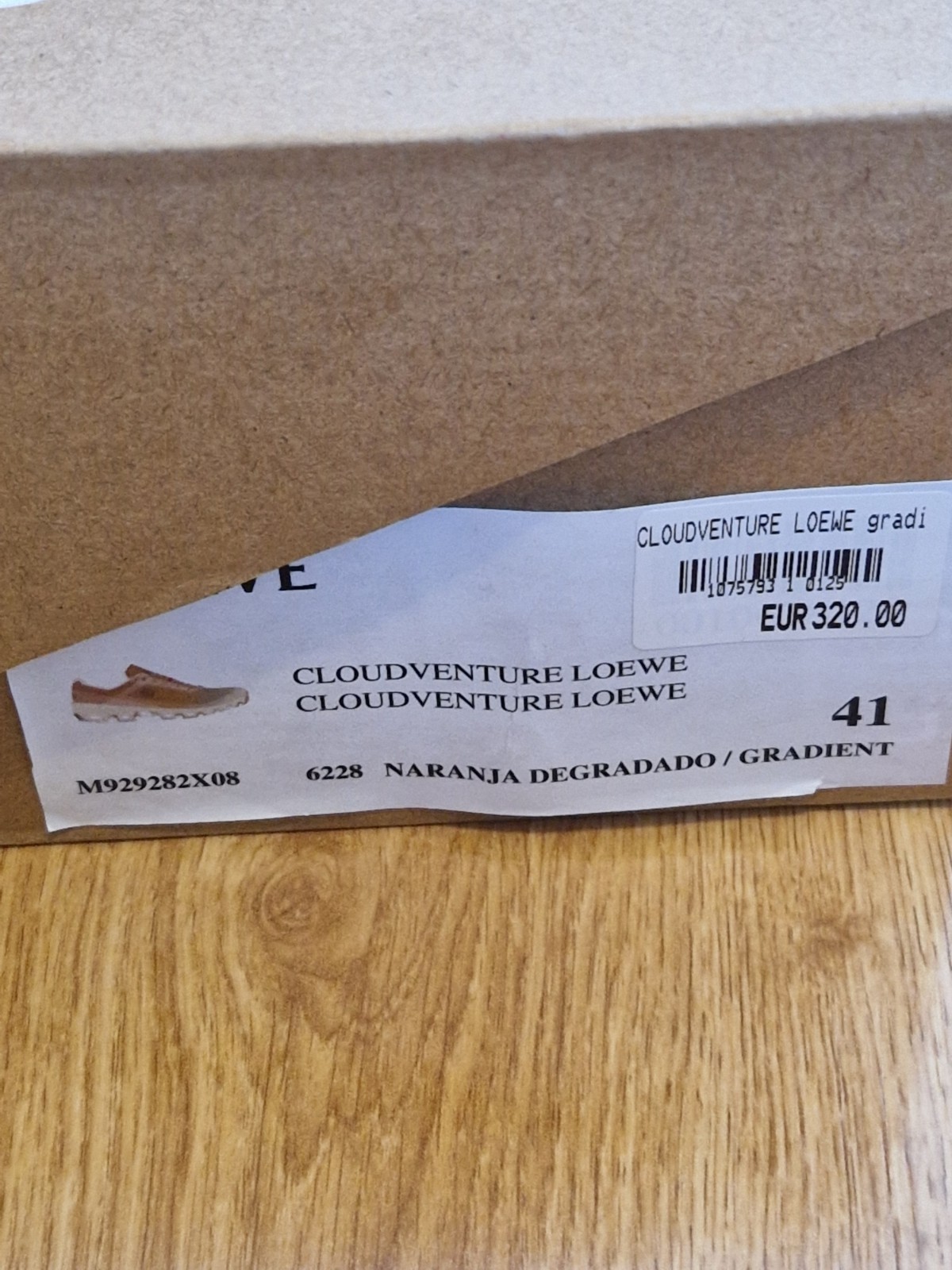 Size 8 - On Cloudventure x LOEWE Gradient Orange image 9