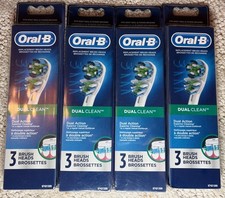 12 - ORAL-B Dual Clean Replacement Toothbrush Brush Head Superior Cleaning