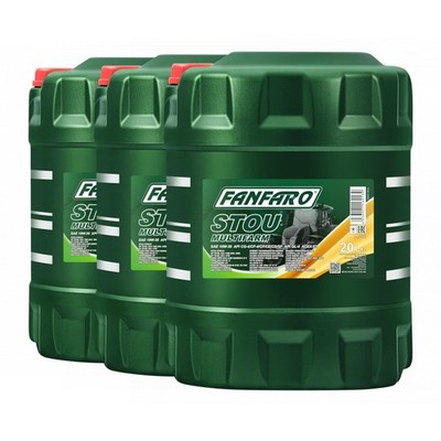 FANFARO Multifarm STOU 10W-30 Landmaschinenöl, ACEA E3, ALLISON C4, 3x20 Liter