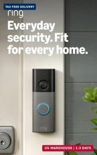 Ring Battery Doorbell newest model - Retinal 2K with wide-angle video, up to 6