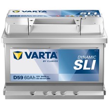 Autobatterie 12V 60Ah 540A/EN Varta D59 Dynamic SLI Starterbatterie 560409054