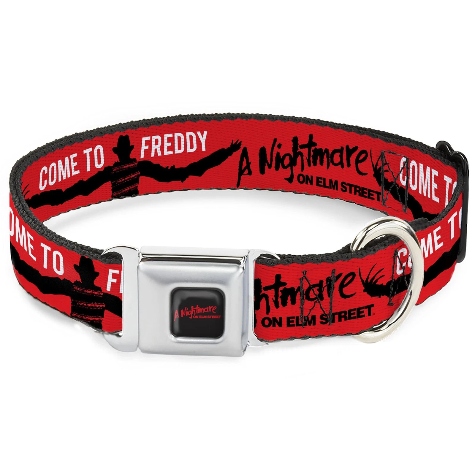 Warner Bros. Horror Movies Pet Collar, Dog Collar Metal Seatbelt Buckle, A Night