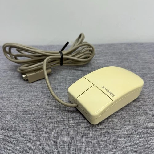 Vintage Microsoft PS/2 Compatible Serial Mouse 2-Button 07685 - C3K5K5COMB