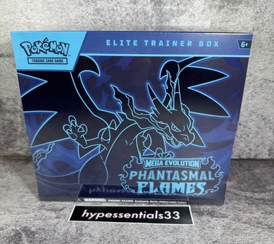 Pokémon Mega Evolution Phantasmal Flames Elite Trainer Box ETB NEW