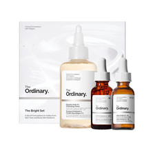 The Ordinary Bright Set Glycolic Toner Arbutin Caffeine Serum 3 Pc