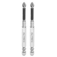 "2 StüCk PH2 Kreuzschlitz-Bits FüR Schraubendreher 1/4\" Sechskant 8,9 Cm Magnet"
