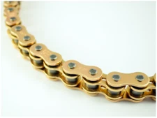 EK SR0Z2-525 MOTORCYCLE CHAIN 120 LINKS TENSILE STRENGTH 9000 lbs GOLD