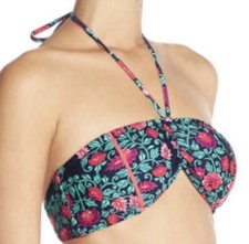 New MINKPINK Womens Size Medium Bikini Top Summer Romance Bandeau