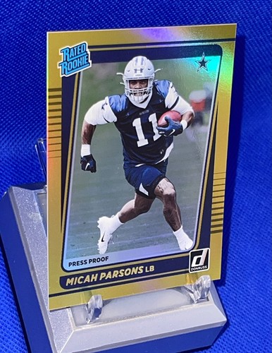 Micah Parsons Donruss Bronze 2021 Panini + Magnetic Case Mint Condition - Picture 2 of 3