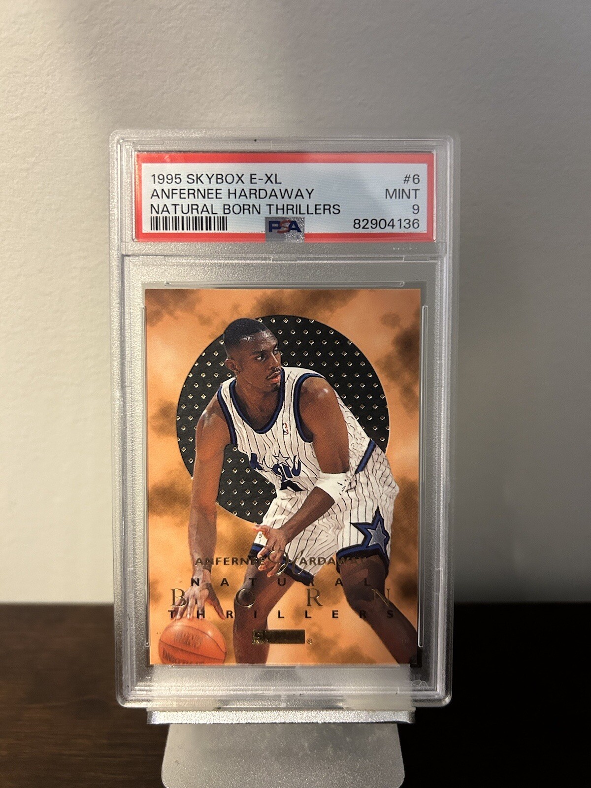 1995 SkyBox E-XL Anfernee Hardaway Natural Born Thrillers PSA MINT 9