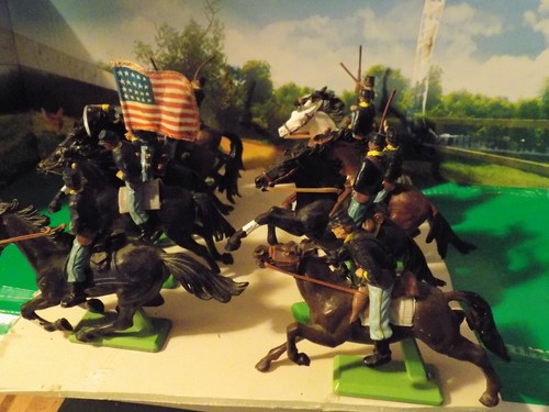 10 Britains Deetail civil war Union Cavalry 1/32nd (Jan. listing) - Picture 6 of 8