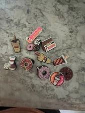 Dunkin Donuts Croc Shoe Charms 11 PCs