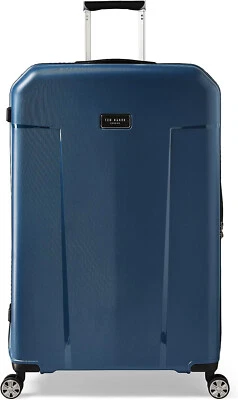 $365.00 Ted Baker Flying Colours Hardside Trolley 4 Wheel Spinner, TSA Lock Blue