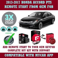 PLUG & PLAY REMOTE START KIT FITS 2013-2017 HONDA ACCORD PUSH TO START 3X LOCK