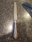 Rose Point By Wallace Sterling Silver DINNER KNIFE - French Blade 9 3/4"