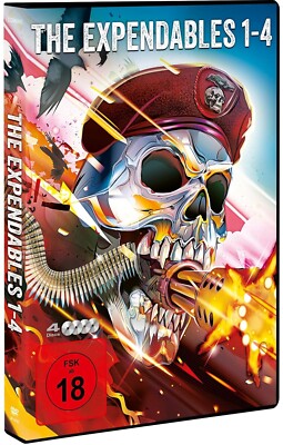 The Expendables 1-4 Action/Abenteuer/Deutsch/Englisch/Stallone/Sylvester # 4-DVD