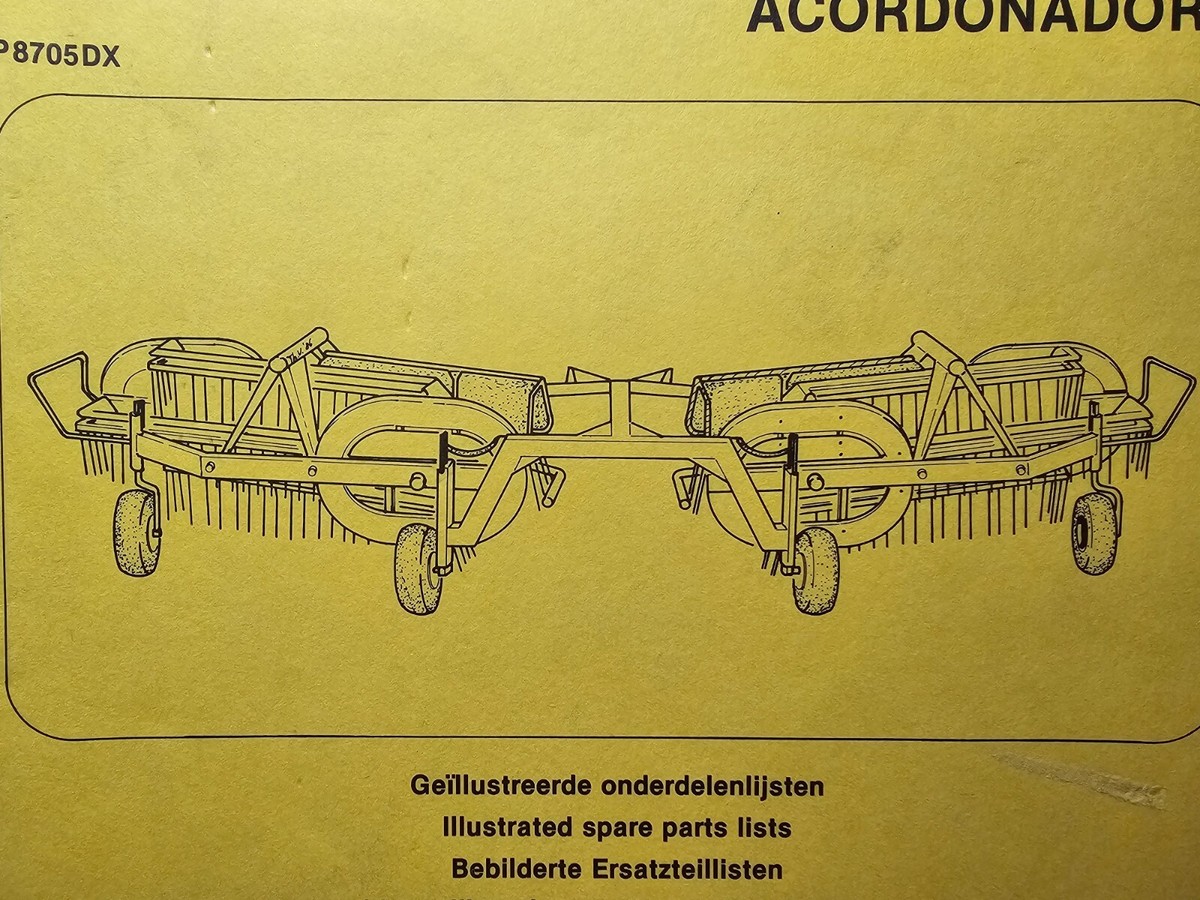 バーターページ PZ Zweegers Novex 600 Rake Parts Manual P8705DX 1987 | eBay