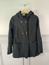Vtg Geiger Coat Womens Green 38 Boiled Wool Winter Jacket Austria 90s Y2k As001