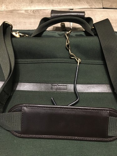 Hartmann Everyday Travel Weekender Suitcase Forest Green Nylon Luggage Bag