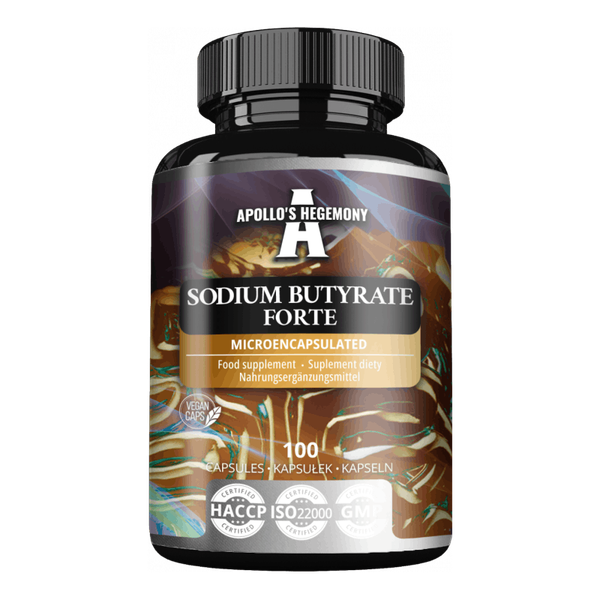 Apollo's Hegemony Sodium Butyrate Forte 100 Kaps – Darm, Butyrat, Flora-image
