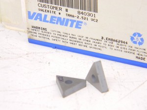 NEW-SURPLUS-3PCS-VALENITE-TNMA-2-521-GRADE-VC2-CARBIDE-INSERTS