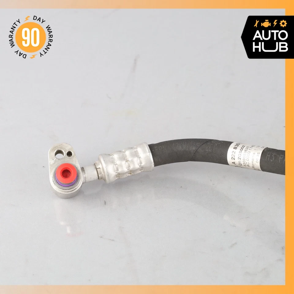 Línea de presión condensador de aire acondicionado 16-20 Mercedes W222 Maybach S600 S65 OEM Foto 2 de 4