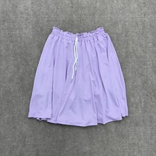 Shein Light Purple Pleated Drawstring Waist Skort Girls Size 11-12 Years