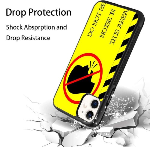 For iPhone SE XS XR Max 5 6 7 8 Plus Keep Quiet Not Noise Anti scratch Cover - Picture 14 of 25