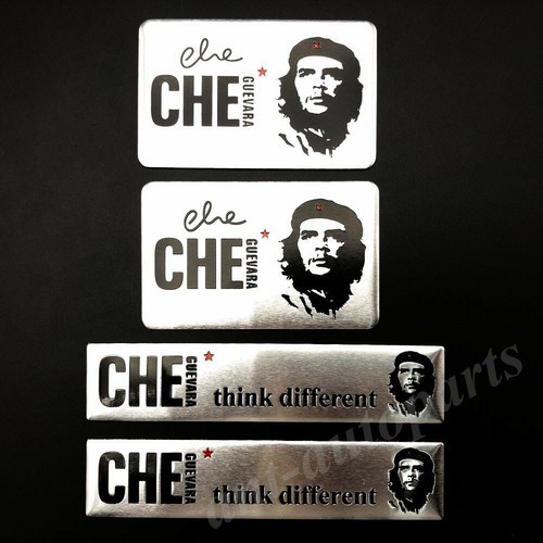 4x Metal Che Guevara Car Emblem Badge Motorcycle Gas Tank Decals ...