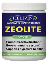 Helivin Zeolite for Detoxification   8 oz. powder