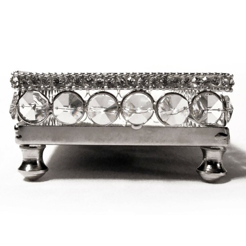 Jiallo Sparkle Vanity Mirror Tray with Beaded Crystals #72900 - Picture 3 of 4