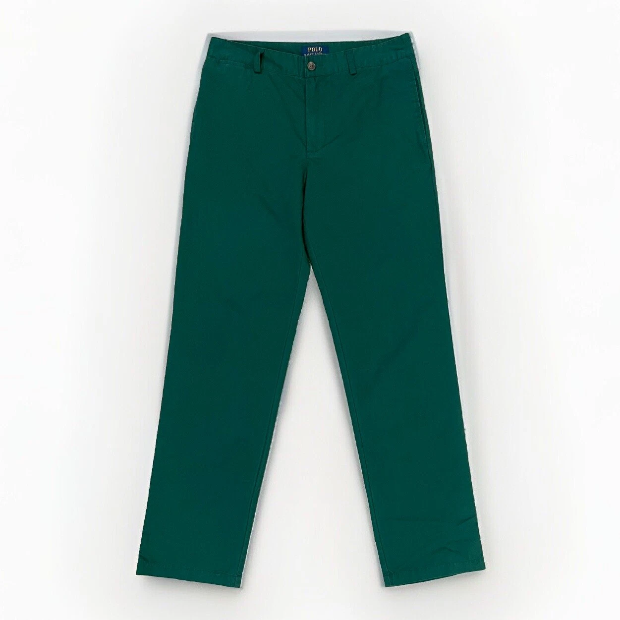Polo Ralph Lauren Boys’ 100% Cotton Chino Pants, Hunter Green, Size 18