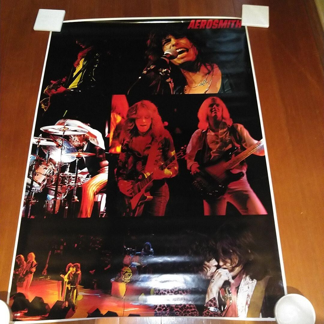 AEROSMITH / Vintage 1980s CBS Sony Japan Original Promo Poster B1