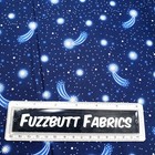 Lewis & Irene Fairy glow - glow in the dark 100% cotton fabric, unicorns