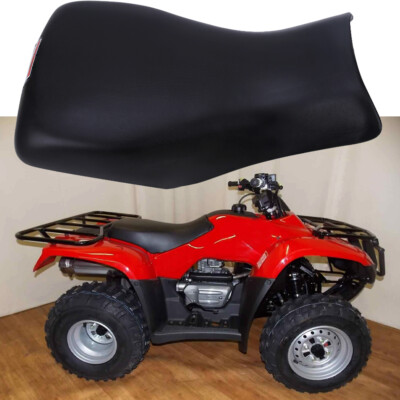 Complete Replacement Seat For Honda Recon 250 TRX250 ATV 2005-2016 - Black, Smooth Cover