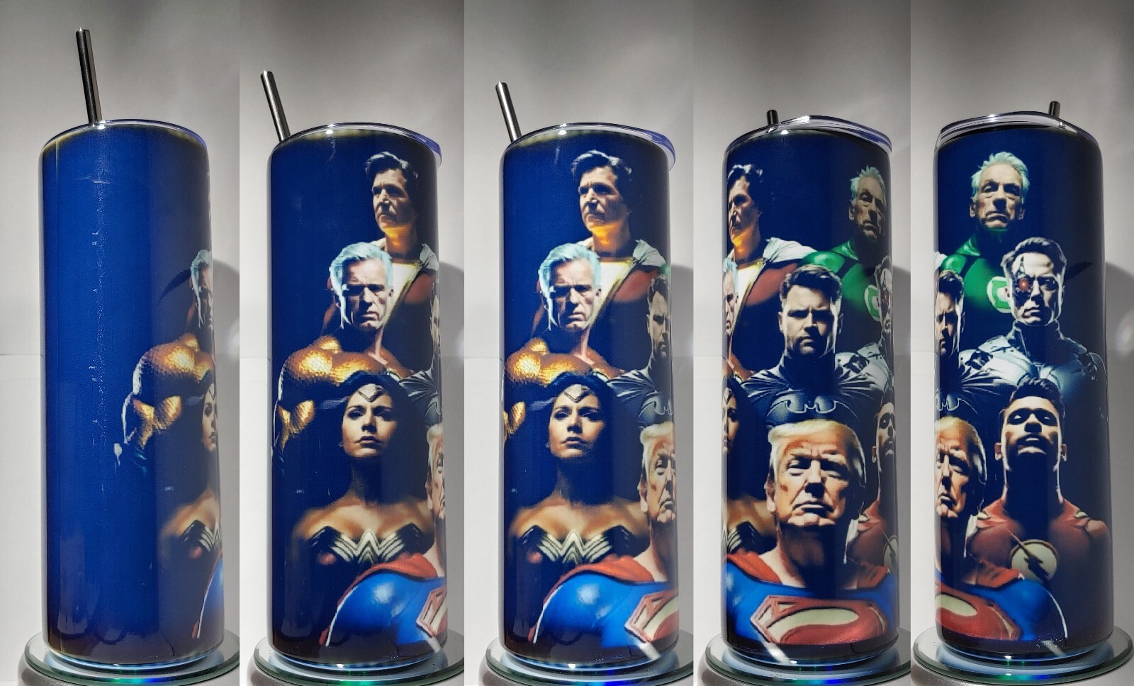 Trump hero's tumbler  Stainless-Steel 20oz with SS straw and cleaner