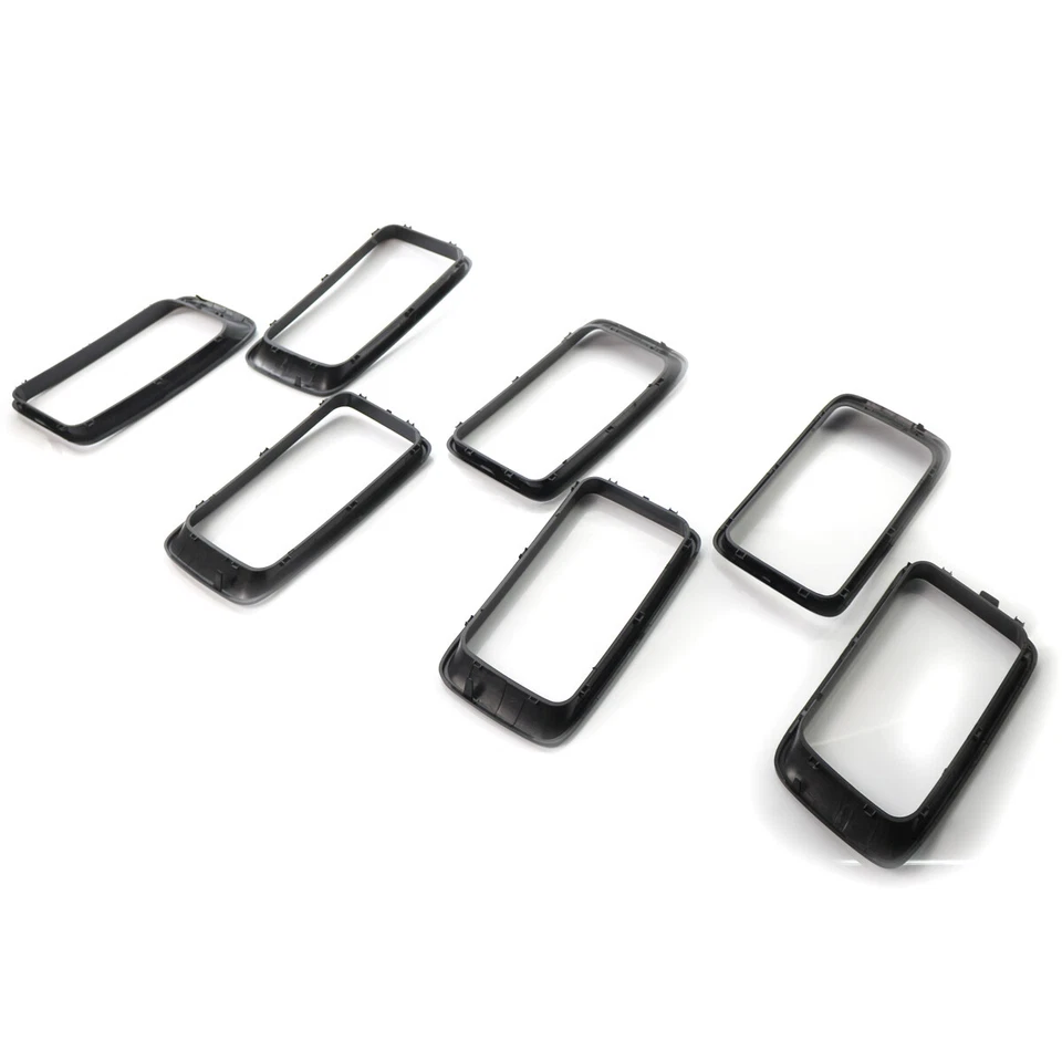 7x Front Grille Grill Inserted Ring Trim Cover For Jeep Grand Cherokee 2014-2016 Foto 3 de 4