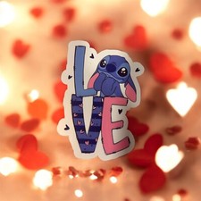 Stitch Love Sticker
