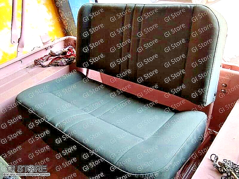 COMPLETE SEAT CUSHION SET FOR JEEP FORD WILLYS MB GPW 194148 OD Green