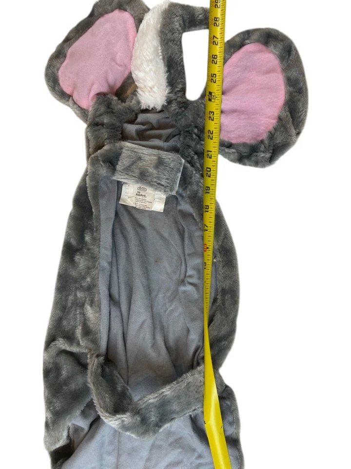 Top Paw Pet Colección Halloween Disfraz de Vacaciones Elefante Vellón Gris Foto 2 de 4