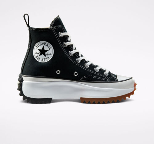 Converse Run Star Hike High Top Platform Shoes Black - Picture 1 of 7