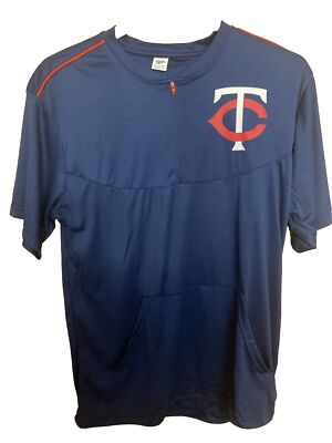 Minnesota Twins MLB Batting practice pullover shirt (SGA) (New) (Size M)