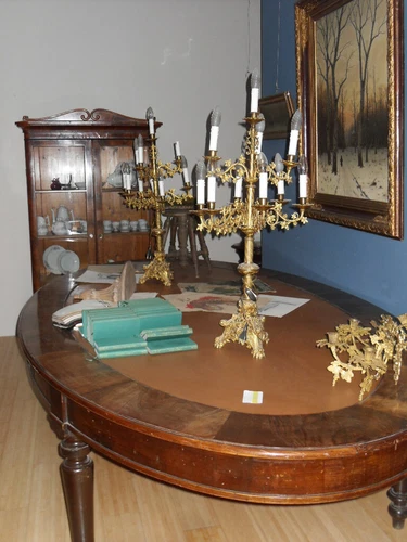 Antique Large Oval Conference Table 3.00