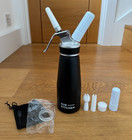 EURKITCHEN PROFESSIONAL WHIPPED CREAM DISPENSER 500ML HOT CHOCOLATE COOKING