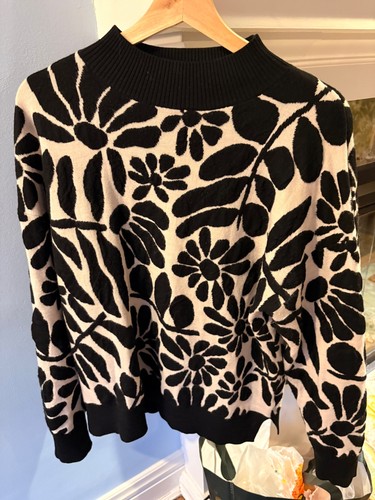 EUC Gorman Black and White Sweater--Medium