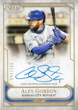 2021 Topps Tier One Alex Gordon Tier One Talent Autograph 300 /94