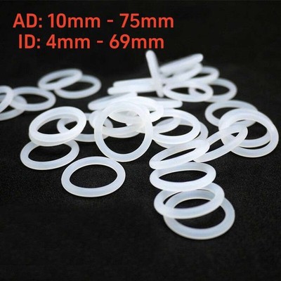 O-Ring VMQ Silikon Dichtringe Schnurstärke 3mm Dichtungsringe Nullring ID 4-69mm