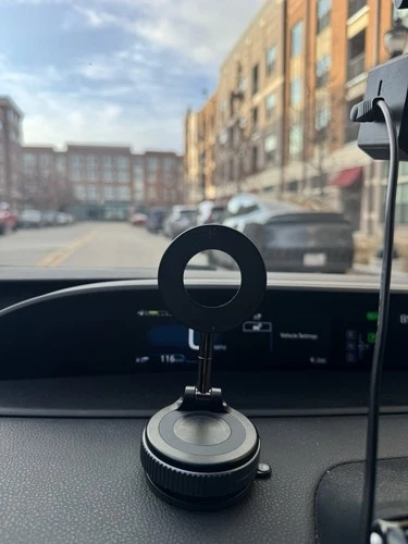 MagSafe Car Phone Holder Strong Magnetic Suction 360° Adjustable Mount for