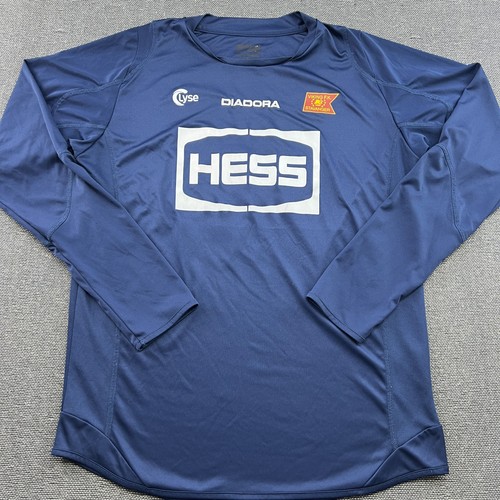 Viking FK Stavanger Training Football Jersey Sz L Player Issue Shirt Top Diadora